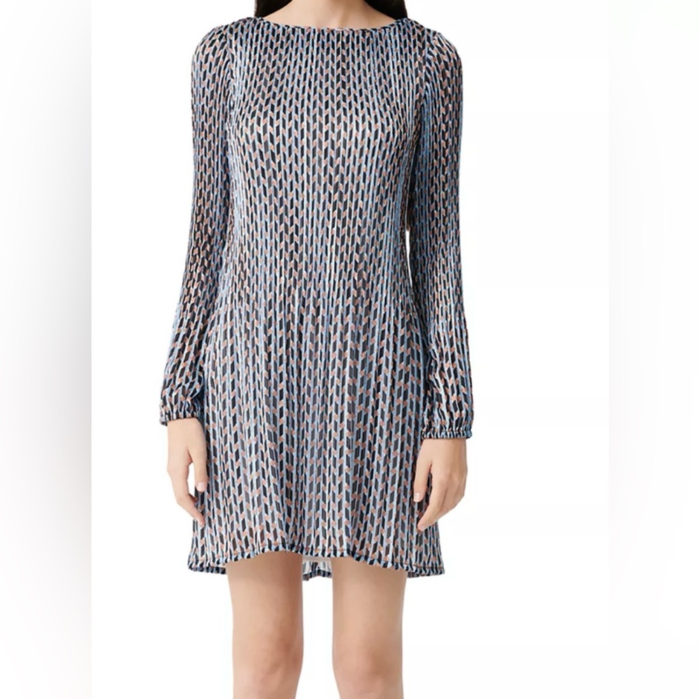 Maje Rockilane Short Pleated Dress, NWT, XS